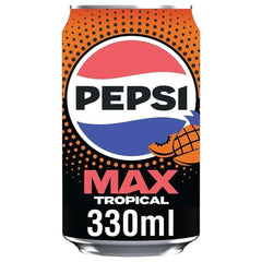 Pepsi Max Tropical 330ml X 24 Cans