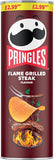 UK Pringles Flame Grilled Steak 165g X 6 Cans - Remas Distributions Pty Ltd