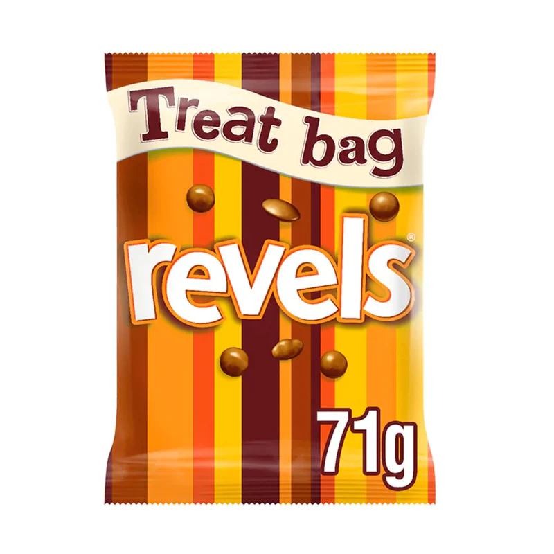 UK Revels Chocolate Treat Bag 71G x 20 Units