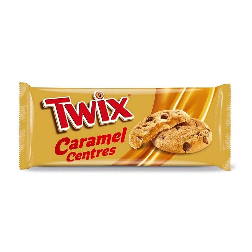 UK Twix Caramel Centres Cookies 144g x 8 Units