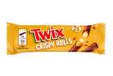 UK Twix Chocolate & Caramel Crispy Rolls 22.5g X 24 Bars