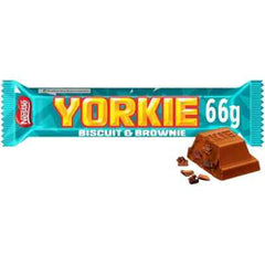 UK LIMITED EDITION Yorkie DUO Biscuit & Brownie 66g X 24 Bars