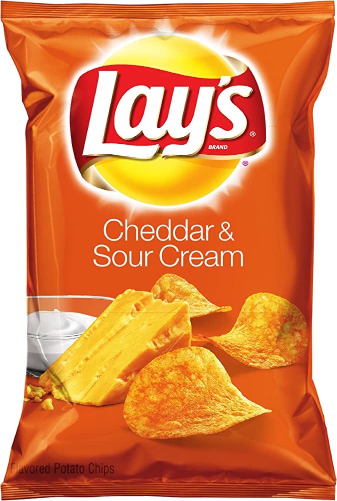 US CHIPS Lay's Cheddar & Sour Cream 184.2g X 12 Bags Cheetos