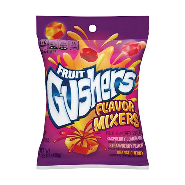 US Gushers Fruit Flavor Mixers 120G X 8 Bags