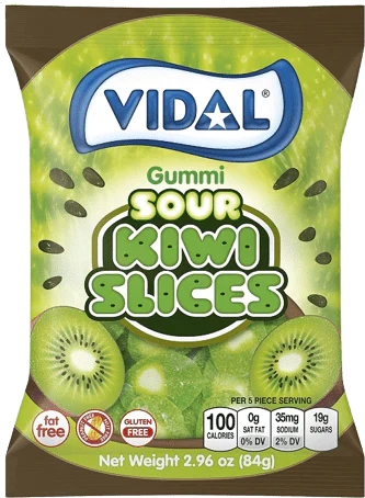 US Vidal Kiwi Slices 100G x 14 Bags