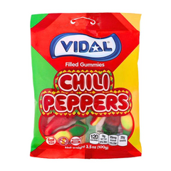 US Vidal Spicy Chili Peppers 100G x 14 Bags
