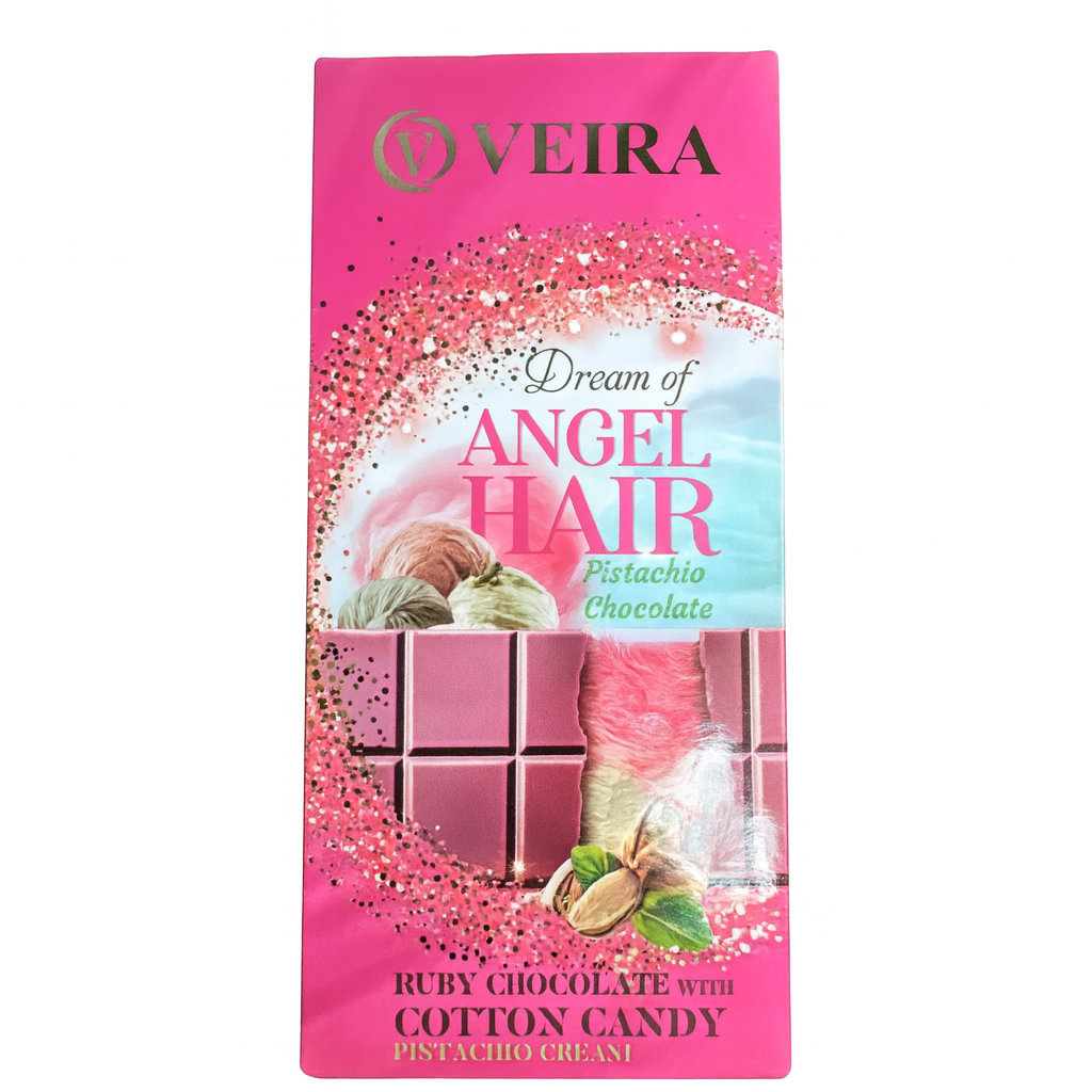 Veira Angel Hair Pistachio Chocolate 165g X 12 Blocks