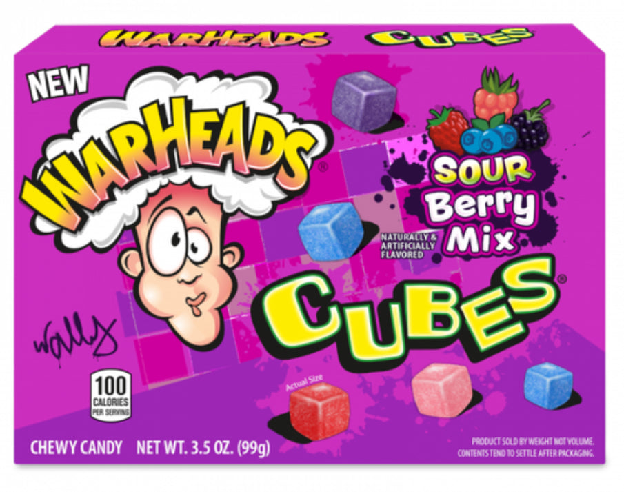 Theatre Box Warheads Berry Cubes 99g X 12 Units