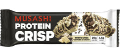 Musashi Protein Crisp White Choc Cookies and Cream 60g x 12 Bars
