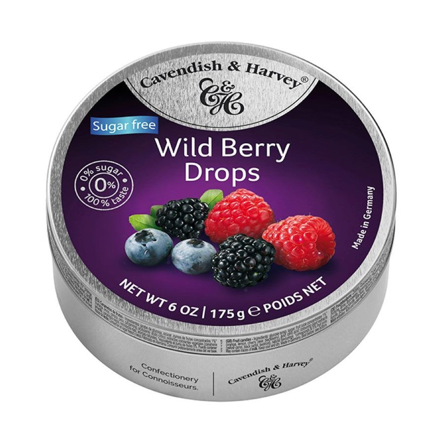 Cavendish Harvey Sugar Free Wild Berry 175g x 10 Units