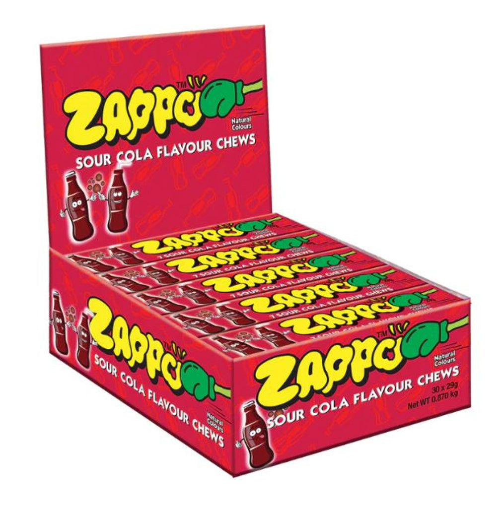 Zappo 7 Sour Cola Chews 29g x 30 units