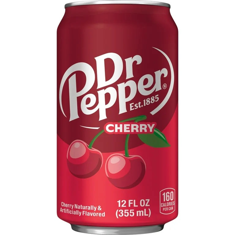 US Dr Pepper Cherry 355ml X 12 Cans