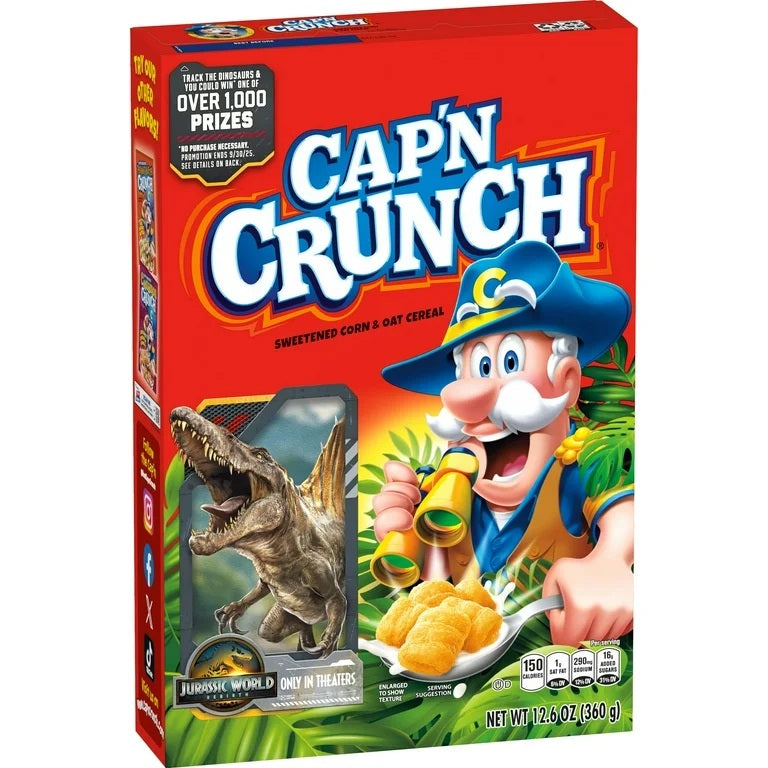 US Cap'n Crunch Cereal 360g X 1 Box