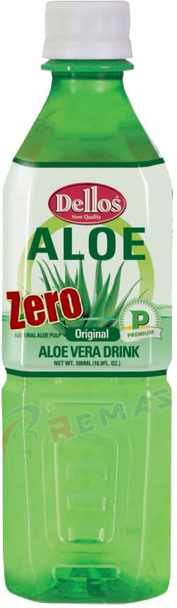 Dellos Aloevera Original Zero Sugar Drink 500ml X 20 Bottles