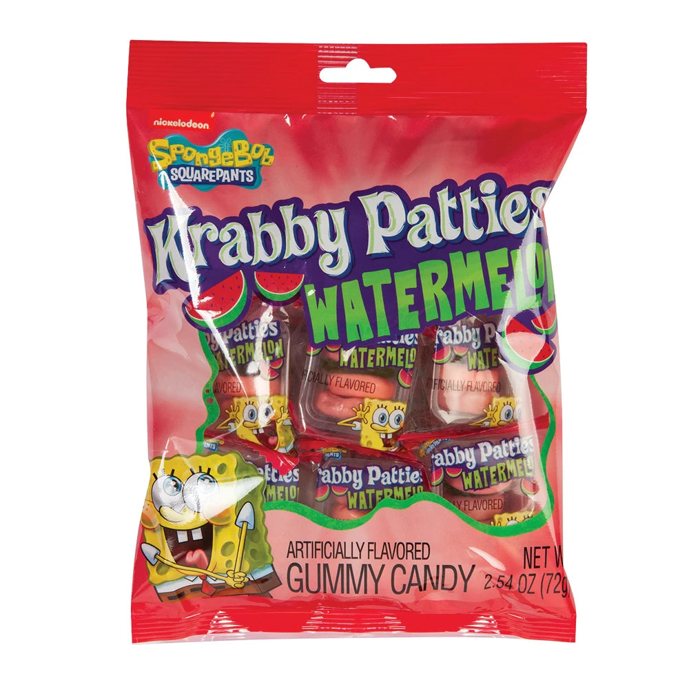 USA Gummy Krabby Patties Watermelon 72g X 12 Bags