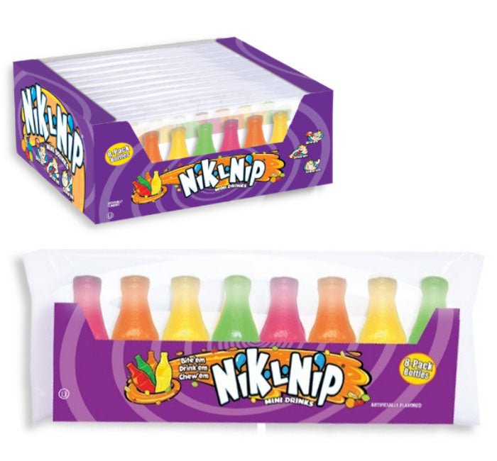 US Nik-L-Nip Original Wax Bottles 8pk x 12 Units