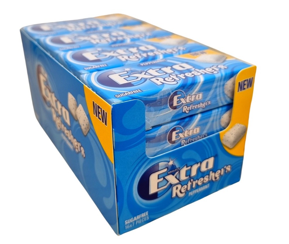 UK Extra Refreshers Peppermint 7pcs X 16 Units