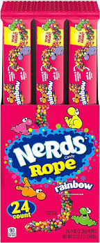 Nerds Rainbow Rope 26g x 24 Units