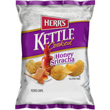 Herrs Kettle Honey Sriracha Chips 142g X 12 Bags