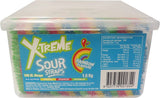 X-treme Sour Straps Rainbow 1.5KG x 1 Tub