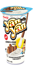 Yan Yan Cookies and Cream Dip Biscuit Snack 44g X 10 Units