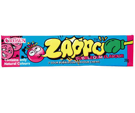 Zappo 7 Bubble Gum Chews 26g X 60 Units