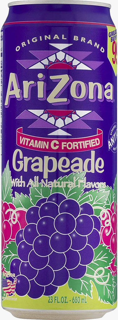 Arizona Grapeade Tea 650ml X 24 Cans