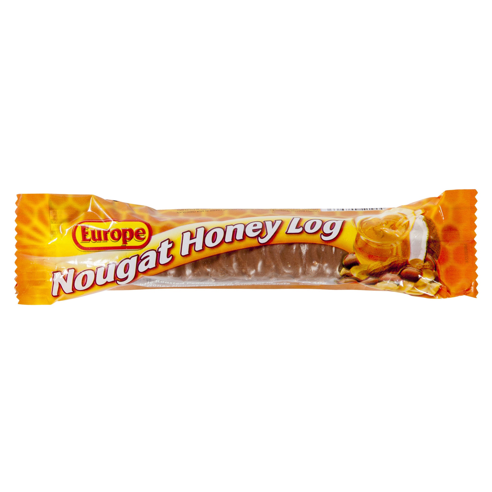 Europe Raspberry Nougat Log Cadbury Europe Nougat Honey Log 40g X 35 Bars | Remas Distributions Pty Ltd