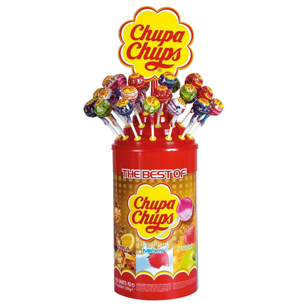 Aus Chupa Chups Lollipop 150 Pcs x 1 Tub