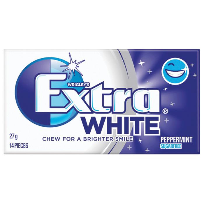 Extra White Peppermint 27g x 24 units