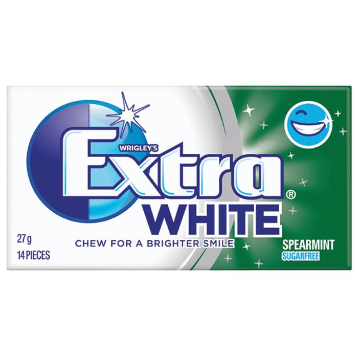 Extra White Spearmint 27g x 24 units