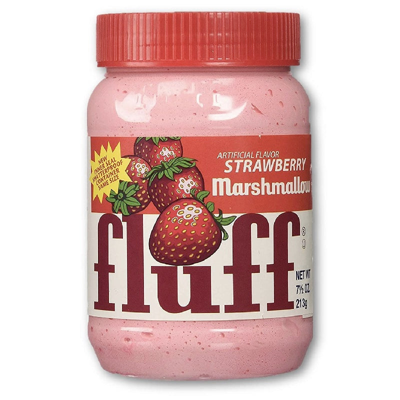 Fluff Strawberry Marshmallow 213g X 6 Units