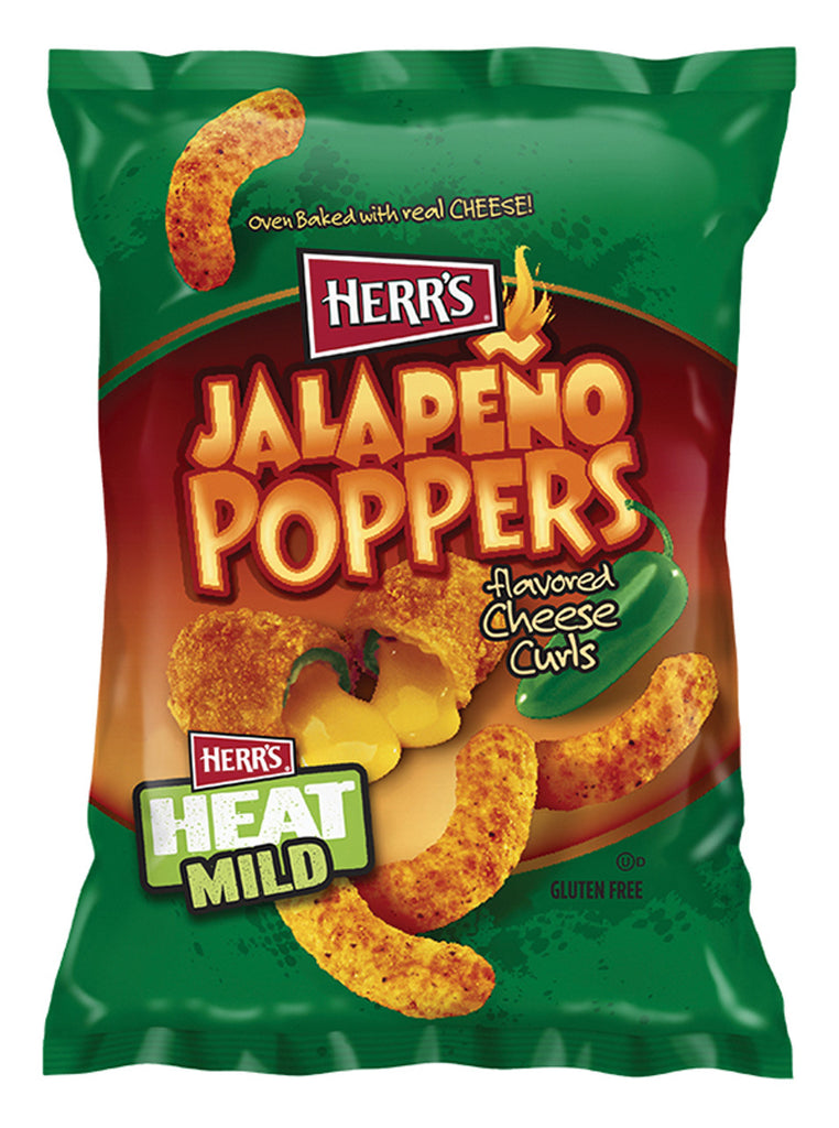 Herrs Jalapeno Poppers 170g X 12 Bags
