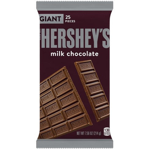 Hershey's Giant Milk Chocolate 198g x 12 Block