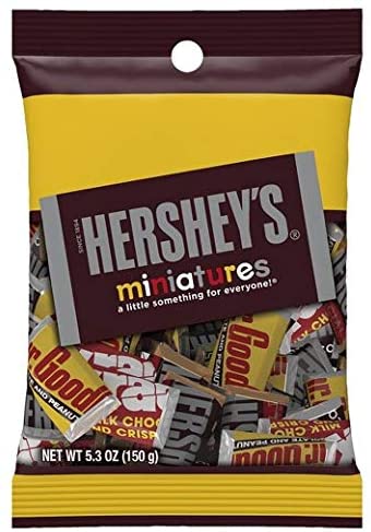 US Hersheys Miniatures 136g X 12 Bags