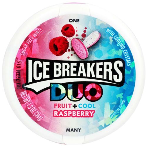 ICE BREAKERS MINTS Raspberry 42g x 8 units