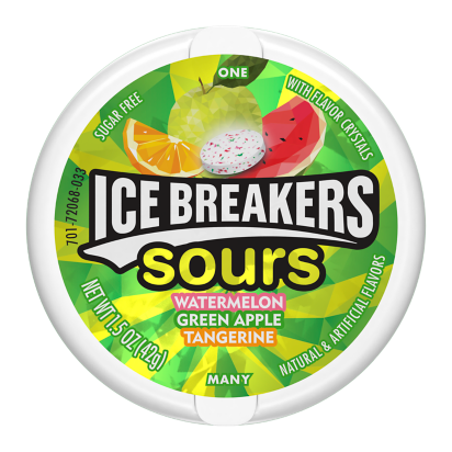 ICE BREAKERS MINTS Sours 42g x 8 units