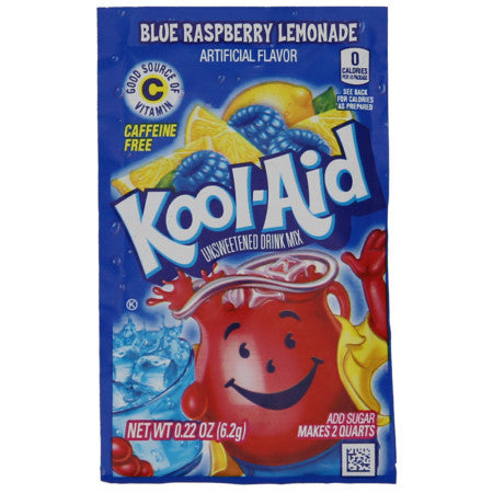 Kool-Aid Unsweetened Blue Raspberry Lemonade 3.96g X 48 Units