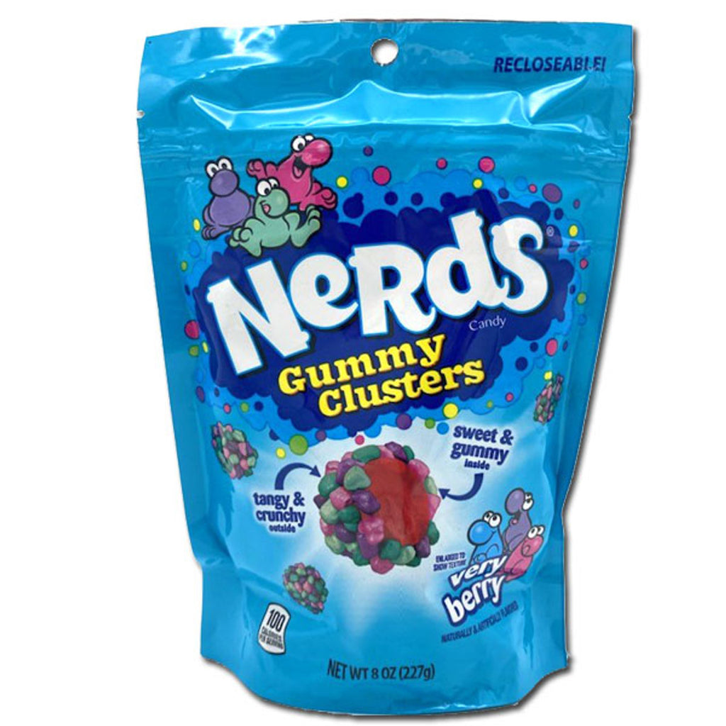 US Nerds Gummy Clusters Very Berry 227g X 6 Bags