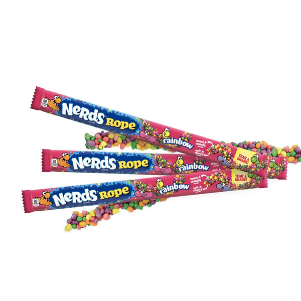 Nerds Rainbow Rope 26g x 24 Units | Remas Distributions Pty Ltd
