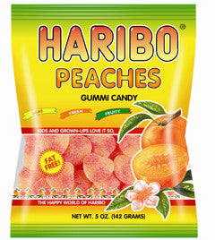 US Haribo Peaches 142g X 12 Bags