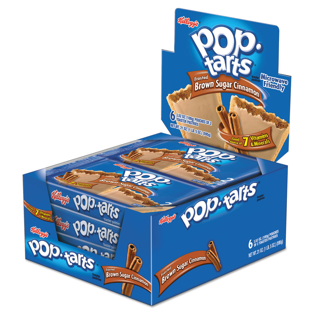 Pop Tarts 2pk Frosted Brown Sugar Cinnamon 96g X 6 (2 packs )
