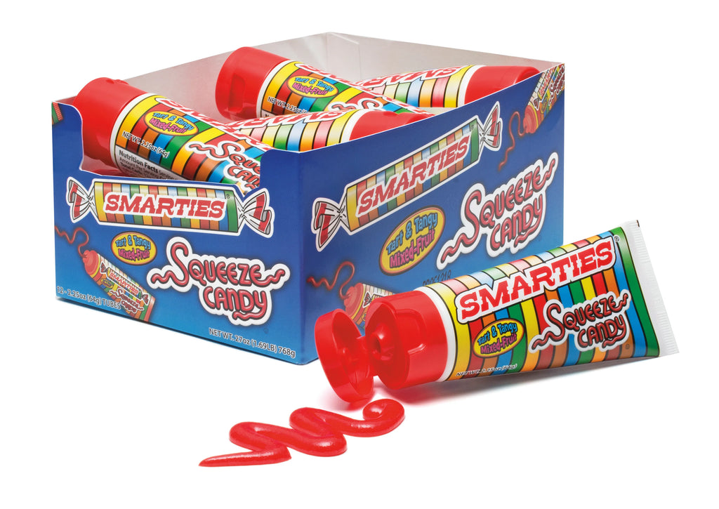 USA Smarties Squeeze Candy Tube 64g X 12 Units