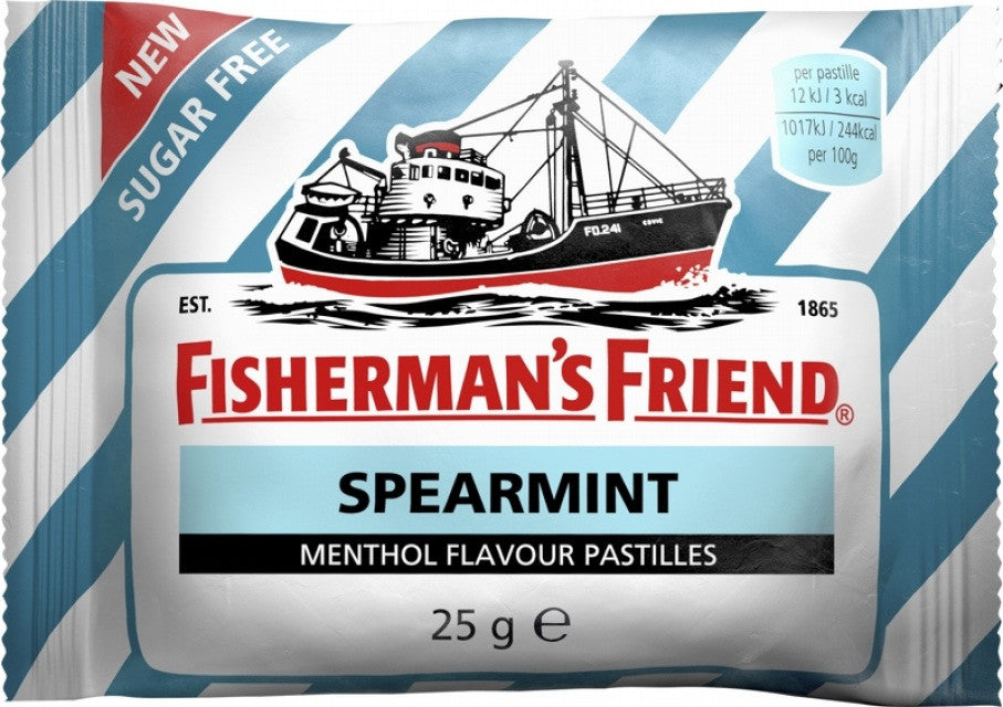 Fisherman's Spearmint White & Green 25g X 12 Units