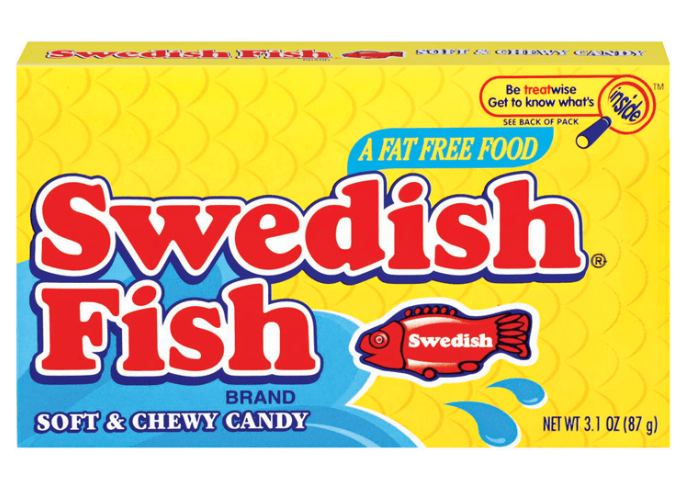 Theatre Box Swedish Fish Red 87g X 12 Units