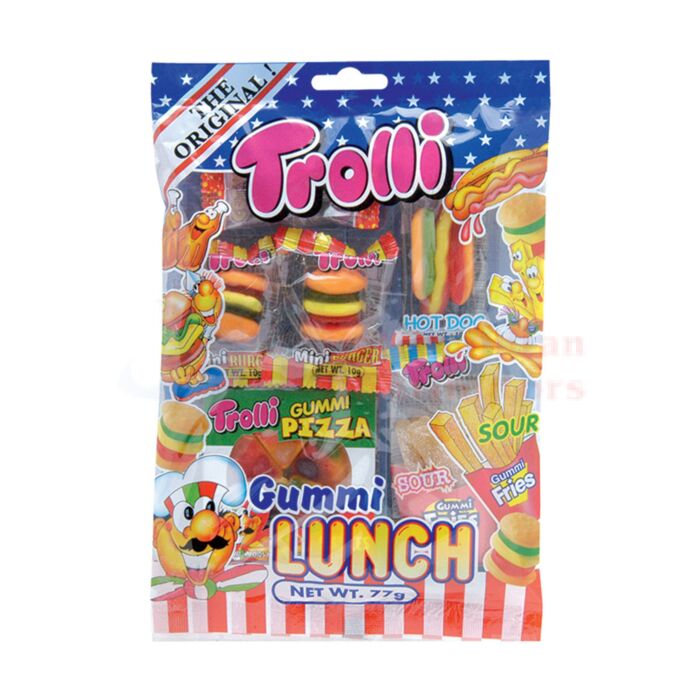 Trolli Gummi Lunch Bag 77g X 12 Bags