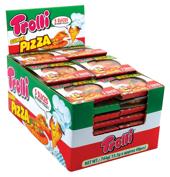 Trolli Gummi Pizza 15.5g x 48 unit