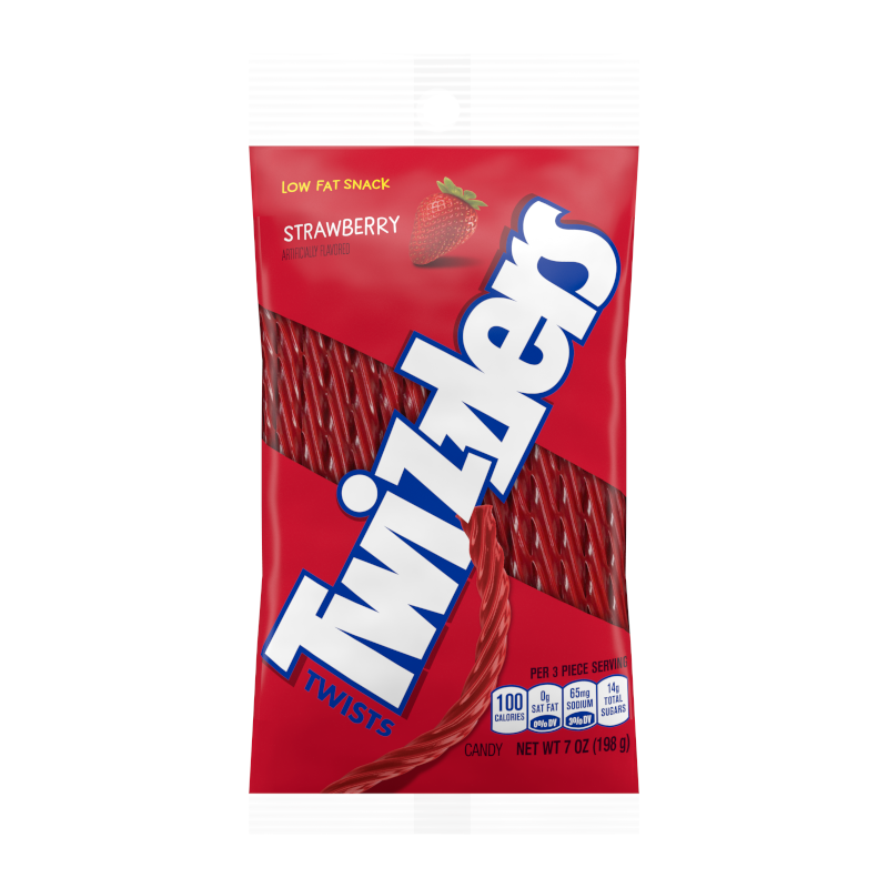 Twizzlers Strawberry Twists 198g X 12 Units