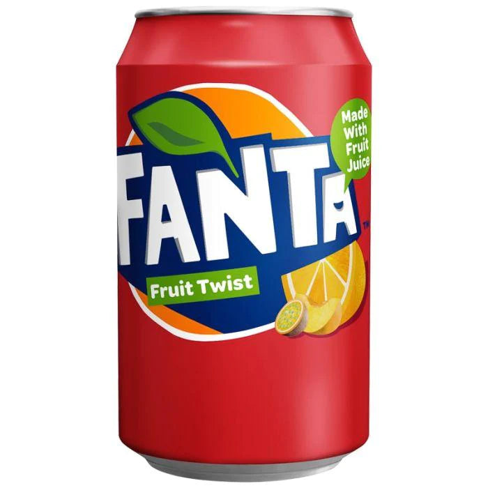 UK Fanta Fruit Twist 330ml X 24 Cans