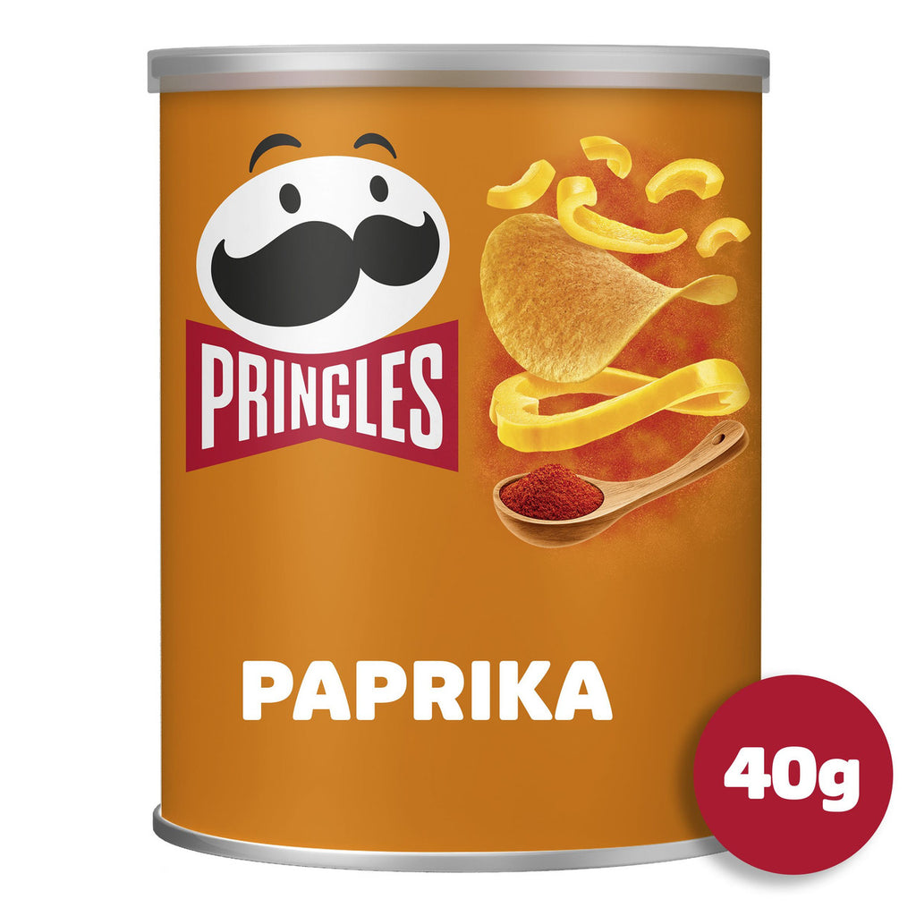 UK Pringles Paprika 40g X 12 Cans